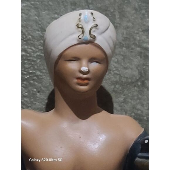 RARE Alexander Backer ABCO Chalkware Arabian Man Candleholder Sconce - Picture 10 of 10